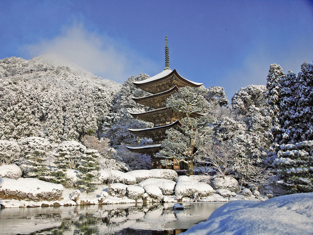 National Treasure Ruriko-ji Five Storey Pagoda_4