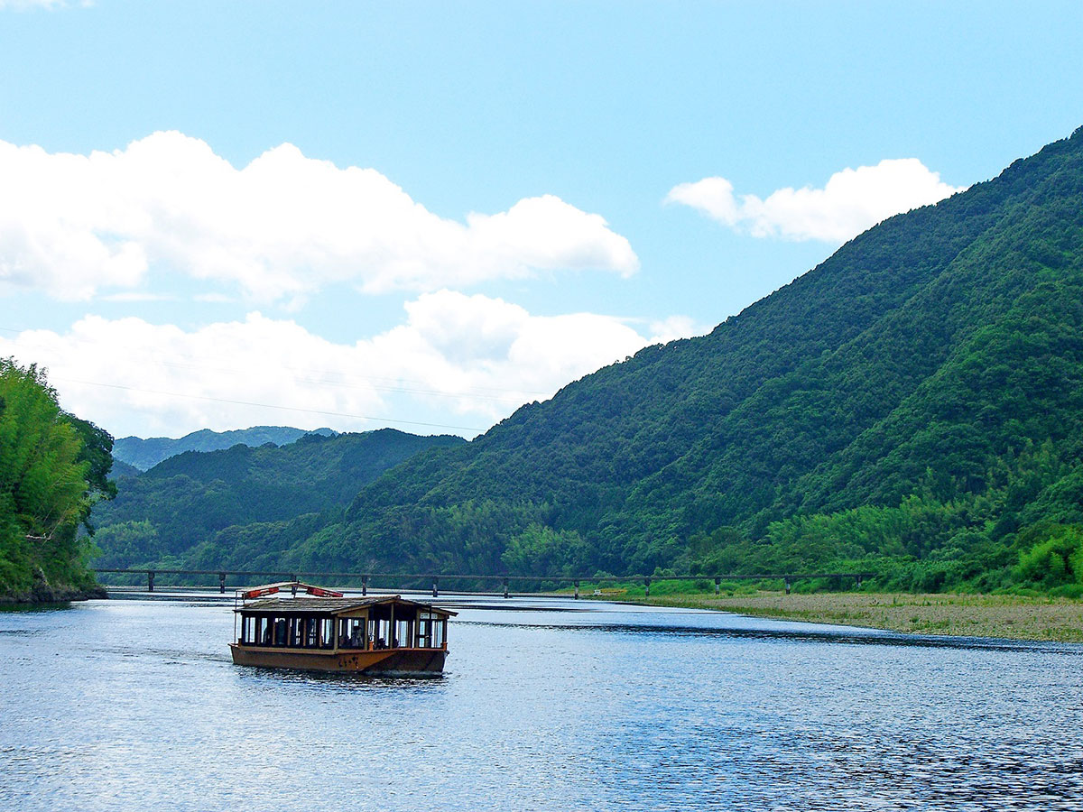 Shimanto River sightseeing boats_3